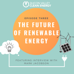 Podcast promo for the Future of Renewable Energy with Mark Jacobson