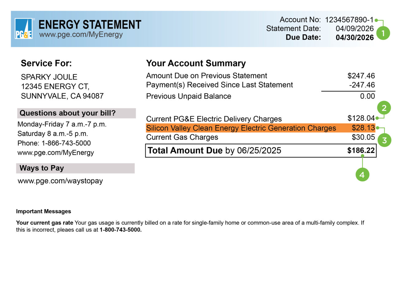 Understanding Your Electric Bill - SVCE