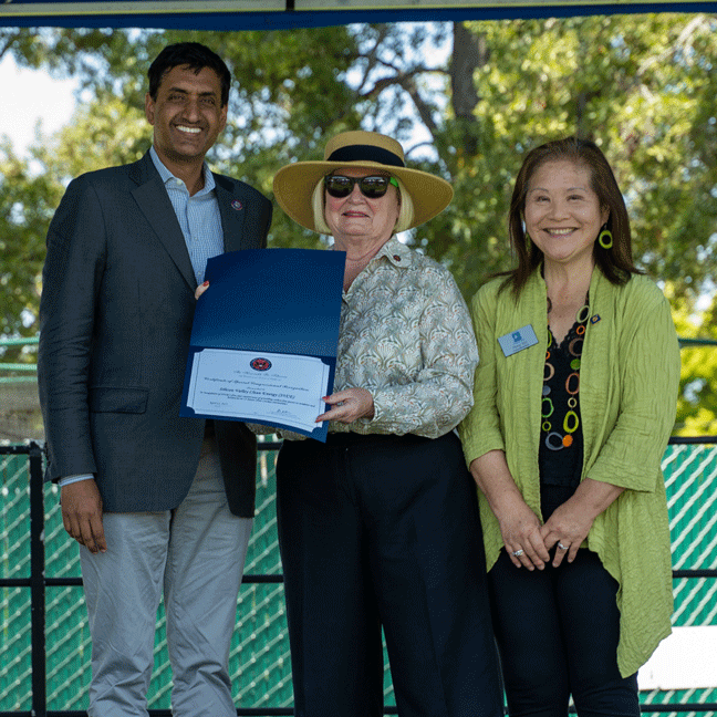 Recognition from Congressman Ro Khanna
