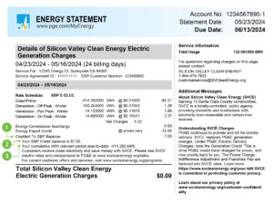 Solar Billing Plan - SVCE